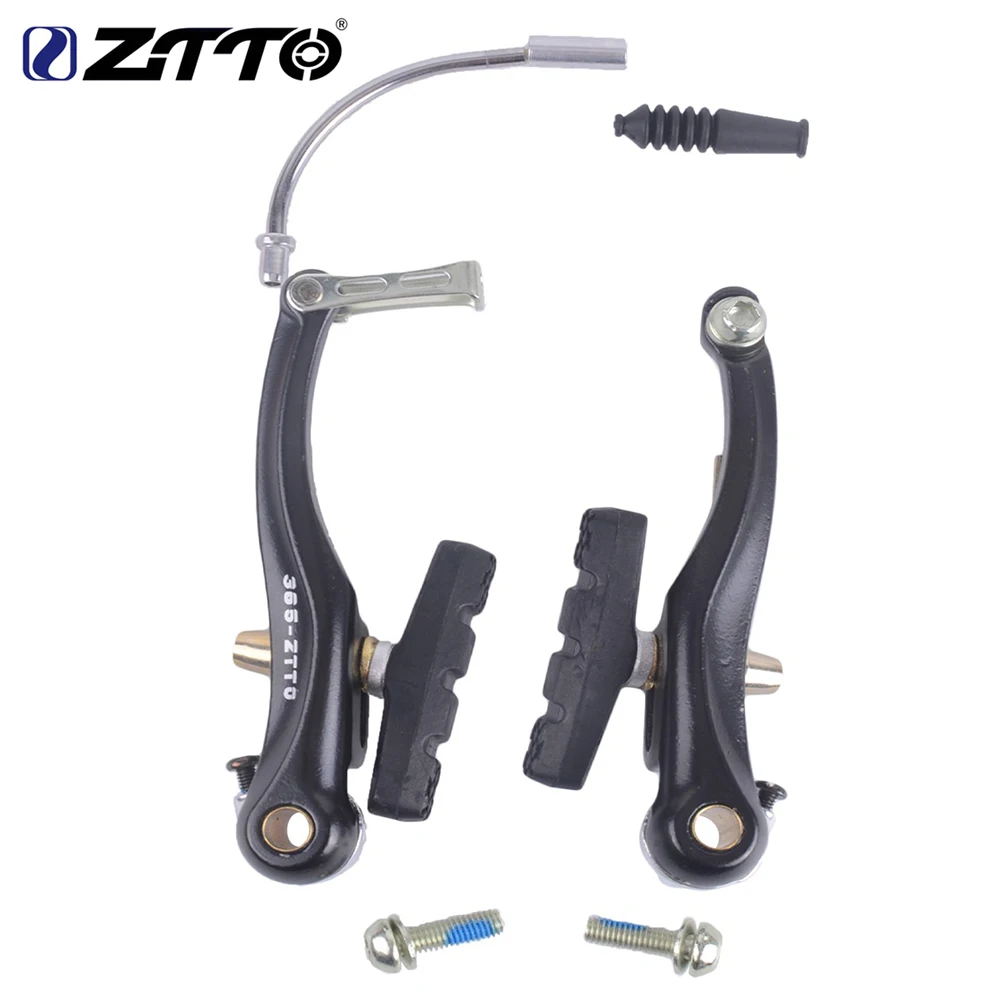 

High Quality Mountain Bicycle Bike MTB BMX Cruiser Linear Pull V Brake Caliper Set With Brake Pads Cheap brake free shipping