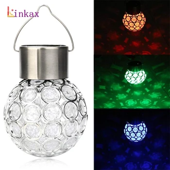 

Colorful Solar Garden Light Peacock Eye Shaped Solar LED Landscape Lamp LED Hanging Light Outdoor Garden Decoration Lighting