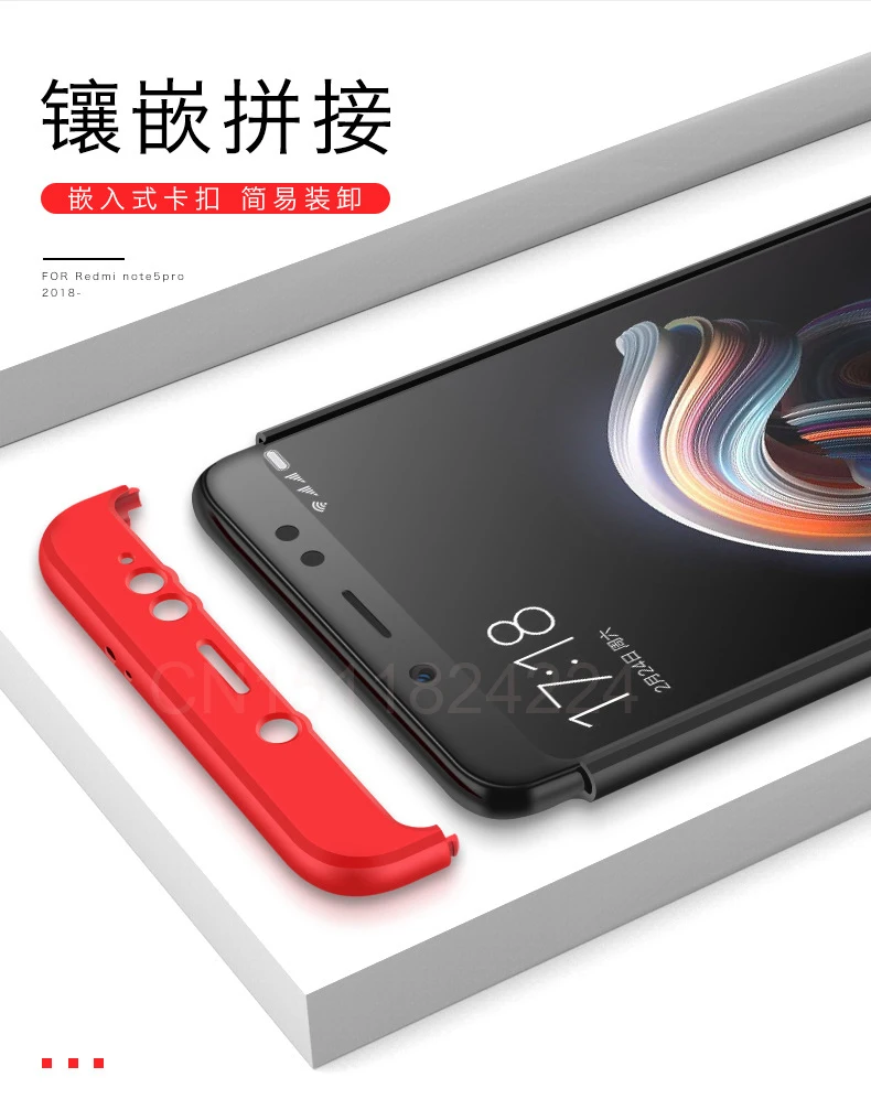 GKK Case for Xiaomi Redmi Note 5 Global 5 Plus Case 360 Full Protection for Redmi 4X Note5 pro 6 Pro S2 Y2 Pocophone F1 Cover (15)