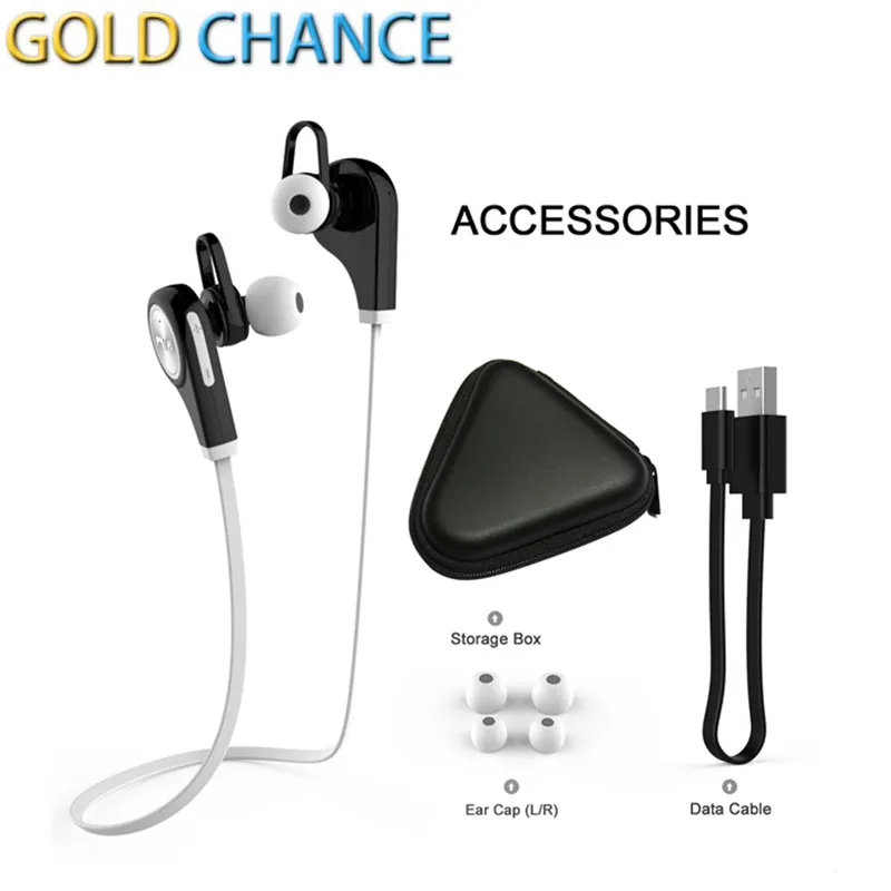 

2017 New Original Q9 Wireless Headphones Sports Bluetooth Headsets CSR4.1 In-ear Stereo Earphone with Microphone