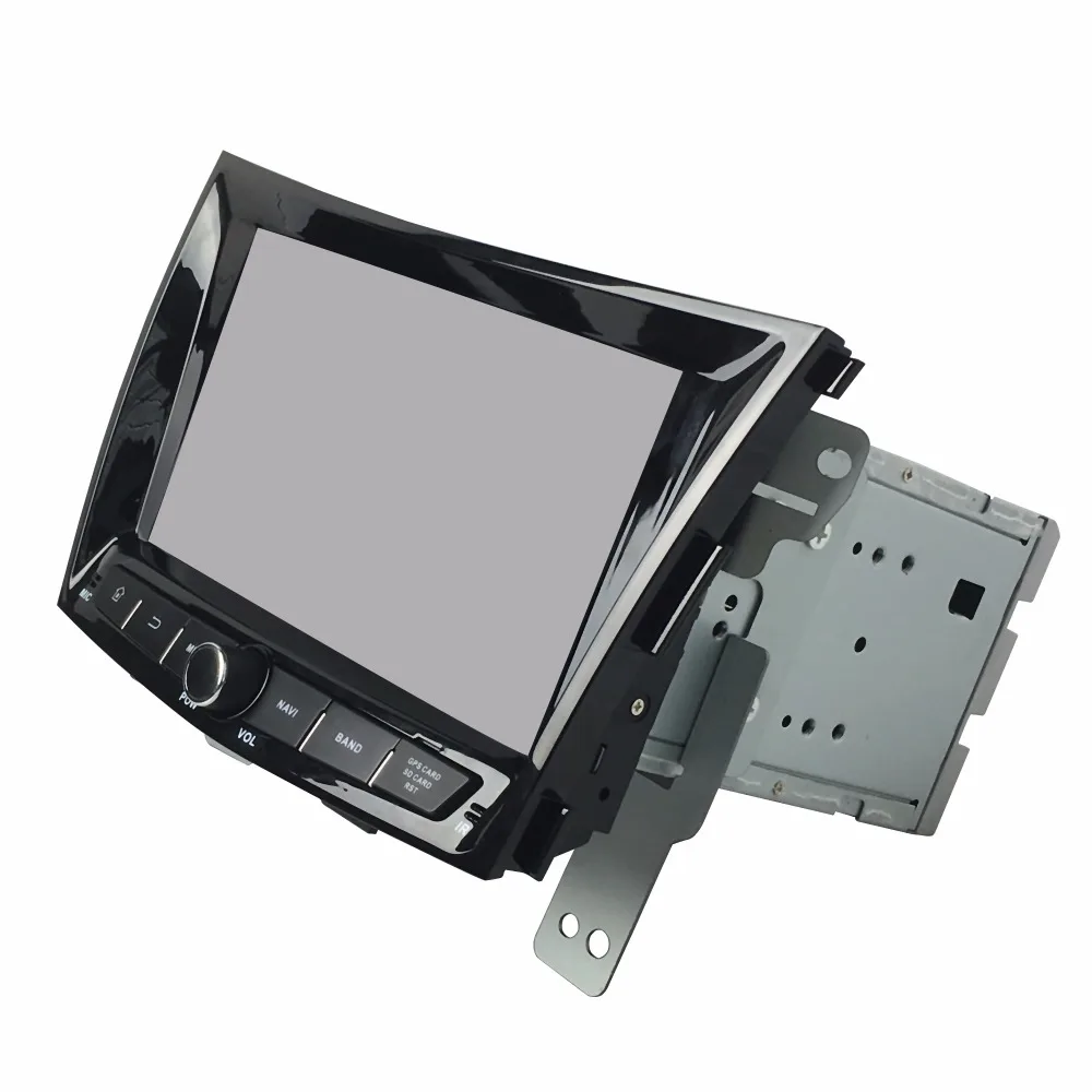 Discount Android 8.0 octa core 4GB RAM car dvd player for SsangYong Tivolan 2014  ips touch screen head units tape recorder radio 2