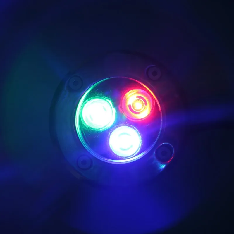 Vermelho de Aço Lâmpadas de Iluminação Levou ao ar Luzes de Convés Inoxidável Subterrânea Livre 3 w Passo 12 v Ponto Inground Chão Jardim Recesso Ip67 Rgb 5 3 w passo 12 v luzes de