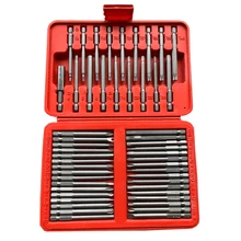 50PC screwdriver bits set 75MM lengthened Extra long bit set hand tool kits