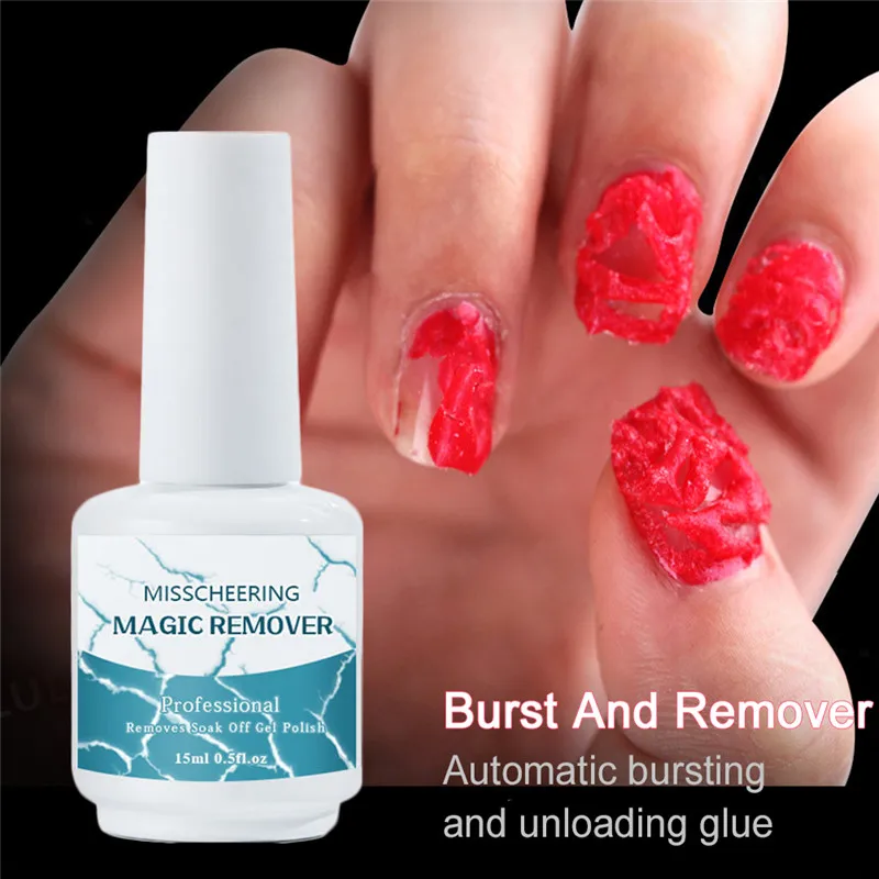 

Misscheering 8/15ml Liquid Degreaser For False Nails/UV Gel /Polish/Sticker/Decorations Fast Remove Manicure Nail Art Accessory