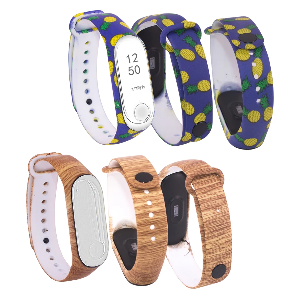 1Pcs 27 Colors Outdoor TPU Replacement Wristband Pedometers Strap For Xiaomi 3 Wrist Band Pedometers Band Replacement