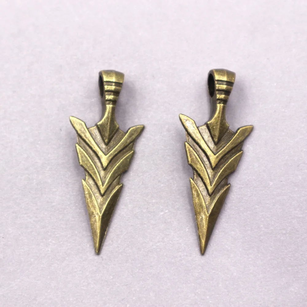 

5pcs antique bronze tone Large Sword charms For Jewelry Making