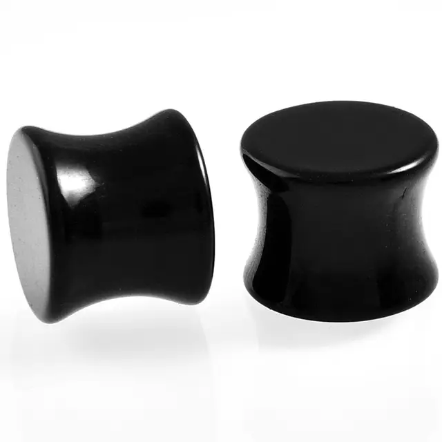 2Pcs Acrylic Ear Plug Tunnels Cute Ear Expanders Screw Fit Ear Flesh