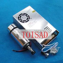 DC ER11 300 Вт с воздушным охлаждением охлаждения мотор шпинделя+ 1 шт. Питание