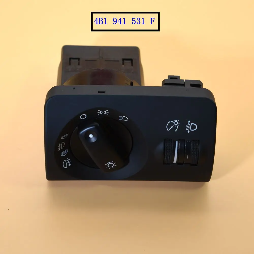 

Headlight Switch W/Adjustment Button For A6 S6 1998-2005 C5 RS6 2003-2005 4B1 941 531 F