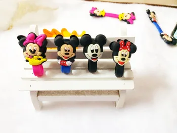 

100pcs/lot Cute Cartoon Headphone Earphone Cable Wire Organizer Cord Holder USB Charger Cable Winder For iphone samsung