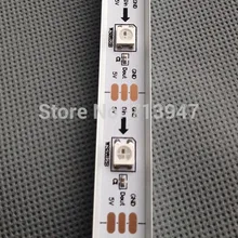 5X DC5V полноцветный 5050SMD 2812B светодиодный жесткий цифровая лента PCB алюминия 32 светодиодный s/m 30 пикс./м