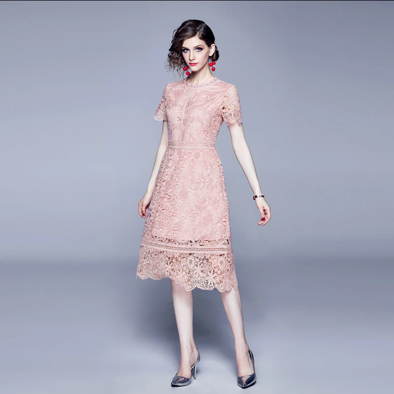 Skup ZW9140 rzeczywistość Pat spot stacja europejska Xia Xinpin woda koronka rozpuszczalna koronkowa łączona temperament haczyk kwiat długa sukienka