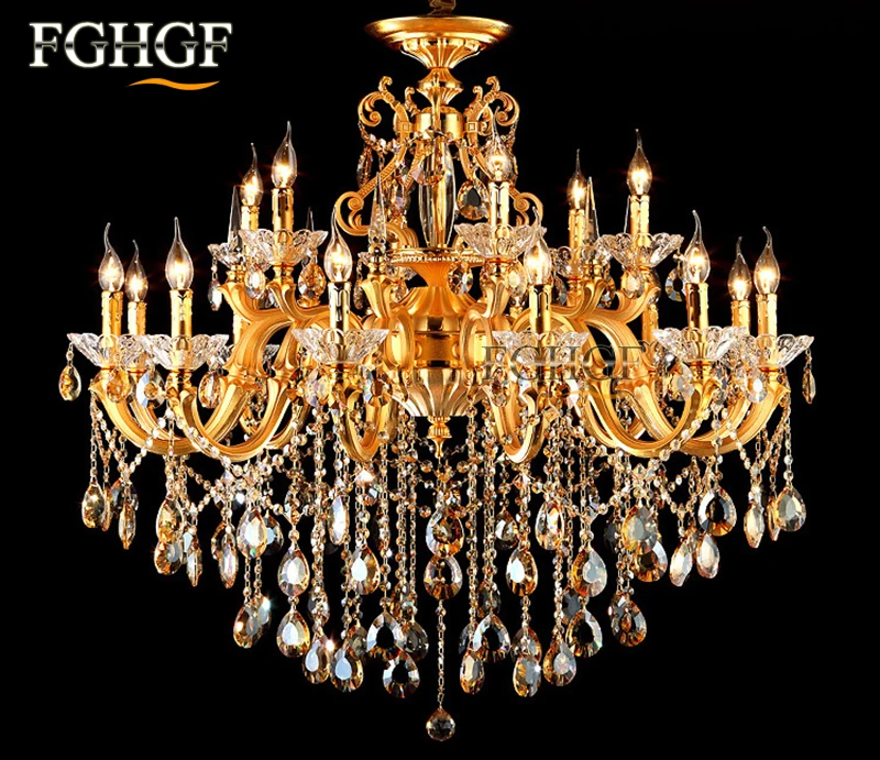 

Modern Chandeliers Light Luxury Lustre Large Golden Chandeliers Lighting Fixtures Lamp Project Living Room Foyer Restaurant