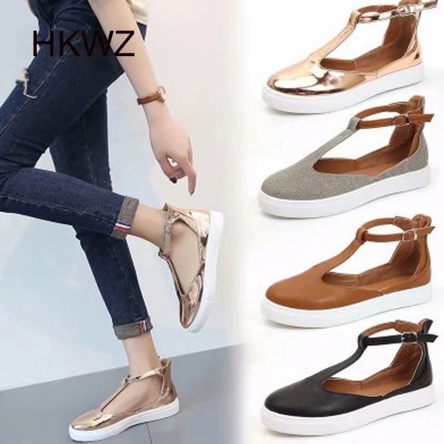 

New women's sandals fashion women's breathable flat shoes solid round head non-slip rubber sole casual single shoes size 35-43