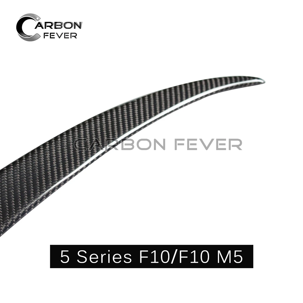 F10 M5 углеродного волокна задний спойлер багажника крыло для BMW F10 5 серии 2010- для салона седана