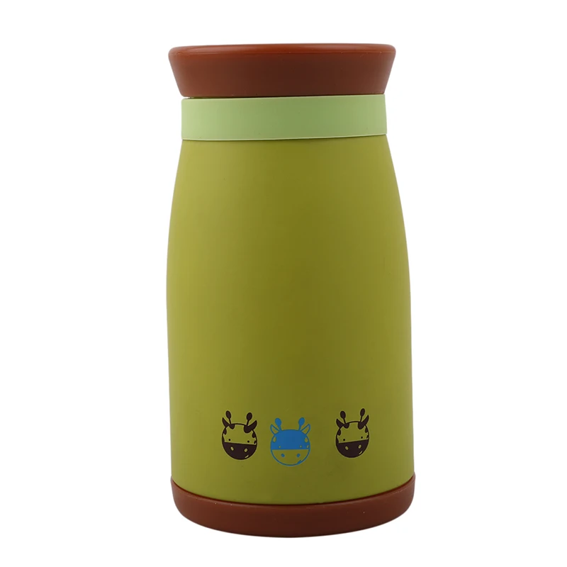 350ml/260ml Thermal Mug Cartoon Duck Deer Elephant Panda Lion Animal Thermos Cup For Women Kids Water Bottle garrafa termica