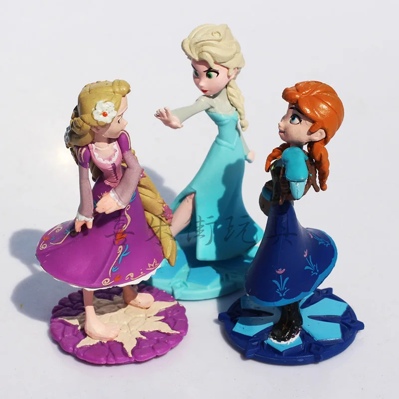 Disney Frozen 3pcs/Set 5cm Movie Toys Anna Elsa Action Figure Cake Ornament Model Anime Collection Figurine Toys model for Gifts Disney Frozen 3pcs/Set 5cm Movie Toys Anna Elsa Action Figure Cake Ornament Model Anime Collection Figurine Toys model for Gifts