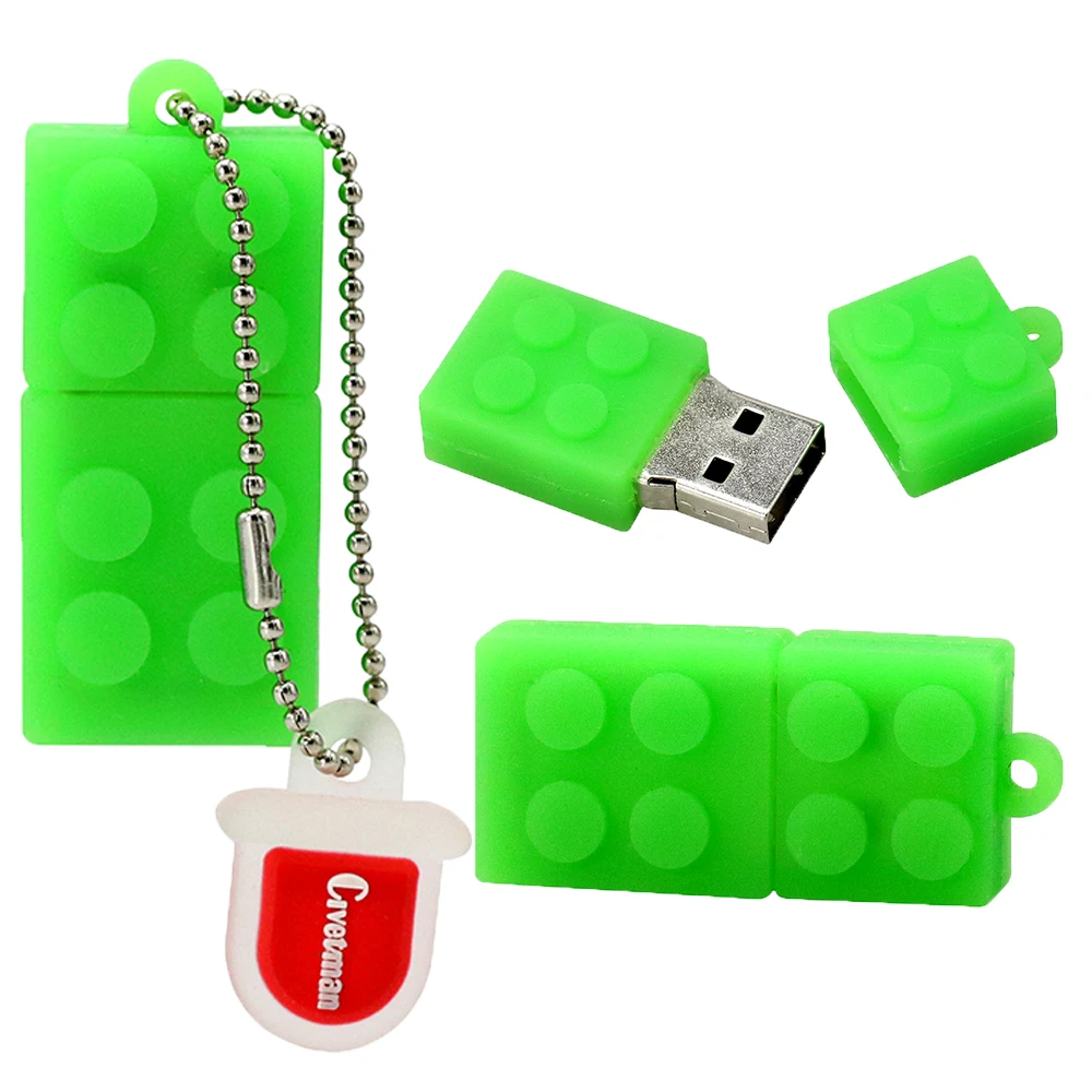 Pendrive Cartoon Building Blocks USB Flash Drive Silicone Pen Drive 4GB 8GB 16GB 32GB 64GB 128GB USB Stick External Storage Pendrive Cartoon Building Blocks USB Flash Drive Silicone Pen Drive 4GB 8GB 16GB 32GB 64GB 128GB USB Stick External Storage