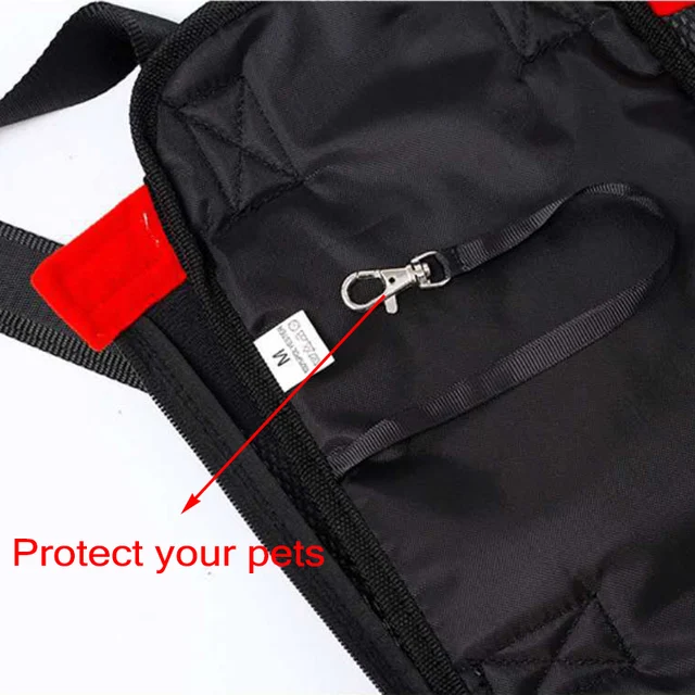 sac a dos chien en Denim pour animaux de compagnie – Image 6