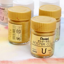 6кб золотого серебра гуашь краски пигмент и флуоресцентные краски гуашь 30 мл 95 г