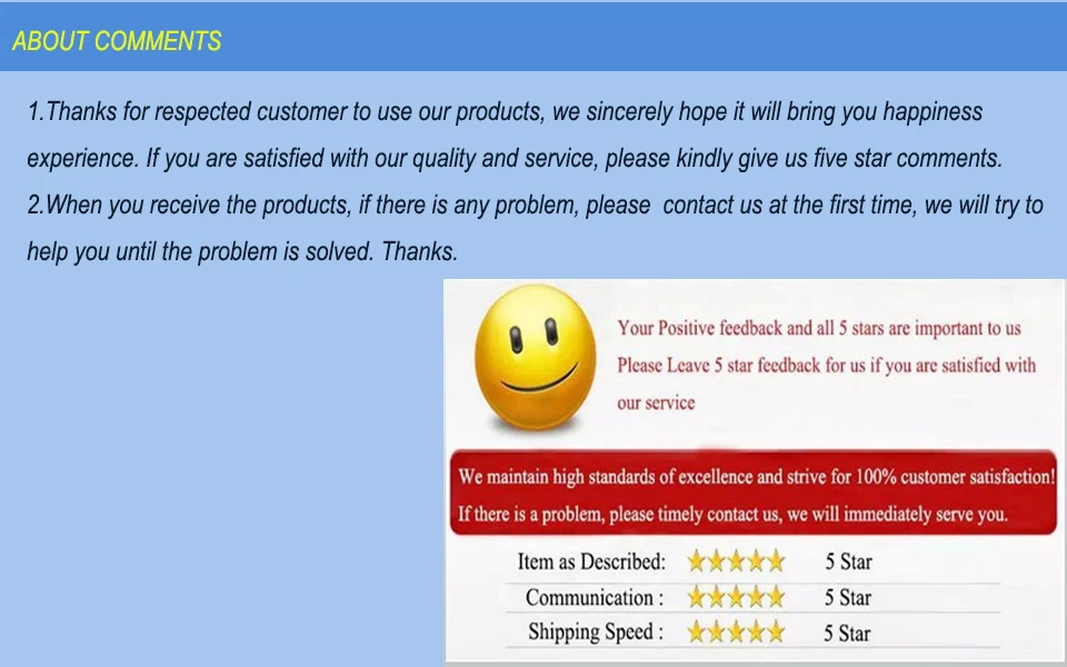 ABOUT COMMENTS