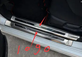 

High Quality Door Welcome Pedals Sports Edition Door Stiles Stainless Steel Door Scratch Pedal 2018 FOR Toyota Camry