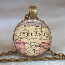 New Arrived Glass Dome Necklace World Map Pendant Bronze Chain Jewelry Lithuania Vintage Map Handmade Glass Cabochon Necklace New Arrived Glass Dome Necklace World Map Pendant Bronze Chain Jewelry Lithuania Vintage Map Handmade Glass Cabochon Necklace