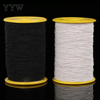 

400m/Pc 0.5mm Black/White Color Nylon DIY Necklace Bracelet Jewelry Findings Beading Elastic Stretch Cord Thread String Rope