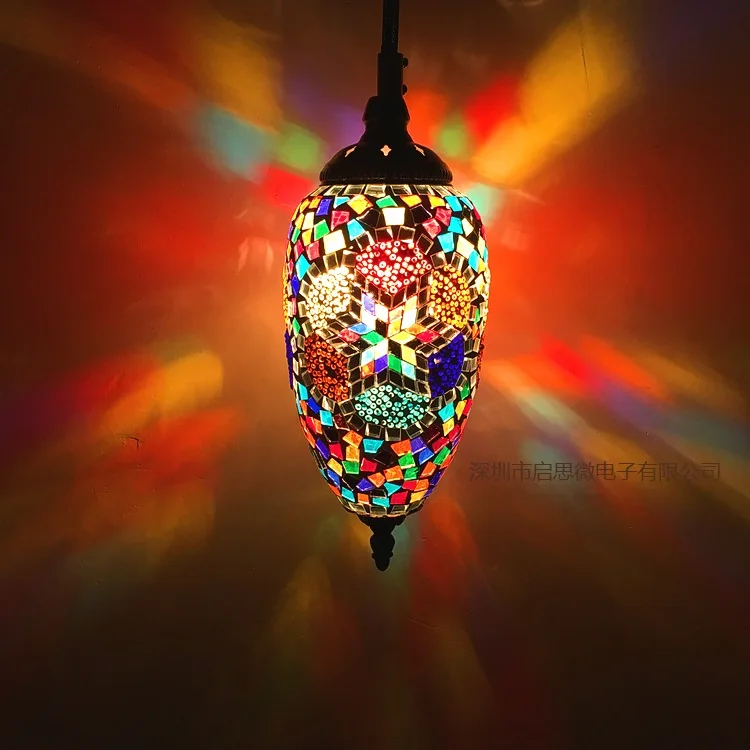 New Style Turkey ethnic customs handmade lamp romantic cafe restaurant