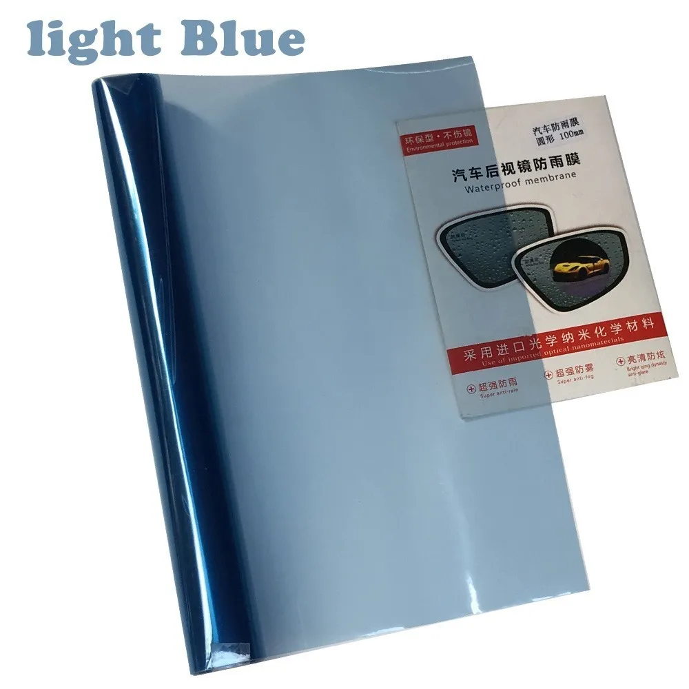 40x150 см автомобильный головной светильник, задний светильник, дымовой противотуманный светильник, полупрозрачная тонированная пленка виниловая оберточная водостойкая Защитная лампа, наклейка, разные цвета - Название цвета: Light blue