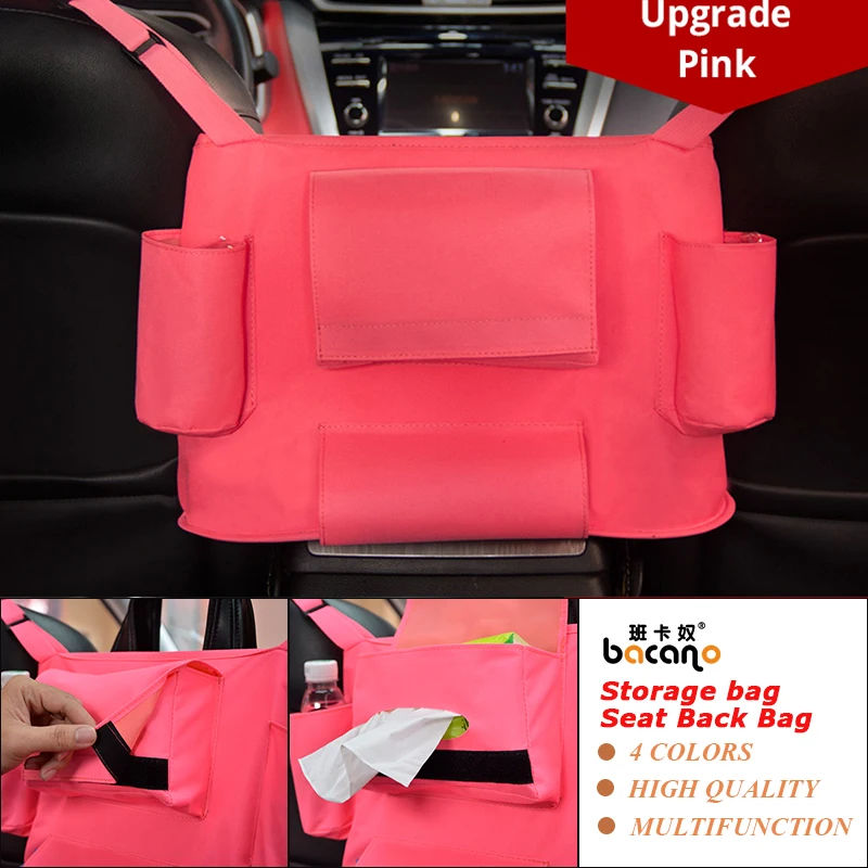 Auto Car Organizer Backseat Bag Car-Styling Holder Multi-Pocket Seat Oxford Cloth Storage Container Hanging Box For VW Golf 7