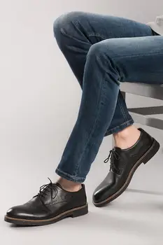 

Pearl Genuine Leather Black Men 'S Shoes 120130001699