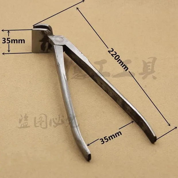 Плоскогубцы для кожаного кошелька плоскогубцы для плоского носа Плоскогубцы для надавливания кромки кожаные плоскогубцы для изготовления кожаных сумок ручной инструмент для изготовления обуви своими руками