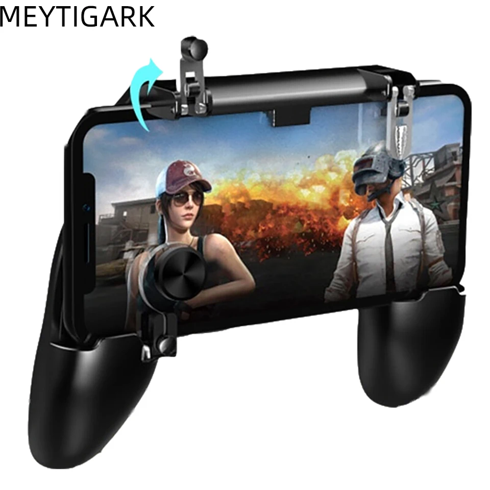 

PUBG Mobile Gamepad Trigger Controller Joystick Metalen L1 R1 Game Shooter for iPhone Android phone Gaming Gamepad W11 +