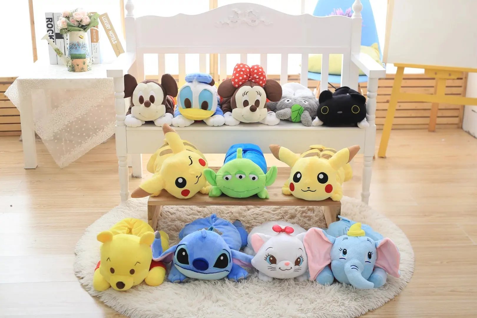 

IVYYE Stitch Aliens Anime Plush Tissue Boxes Home Paper Cover Decoration Cartoon Napkin Holder Car Pouch Box Unisex Girls New