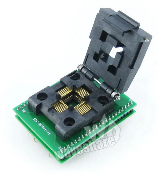 QFP44 TO DIP44 (A) Programmer Adapter Yamaichi IC Programmer Adapter for QFP44/TQFP44/FQFP44/PQFP44 package IC51-0444-467 0.8mm QFP44 TO DIP44 (A) Programmer Adapter Yamaichi IC Programmer Adapter for QFP44/TQFP44/FQFP44/PQFP44 package IC51-0444-467 0.8mm