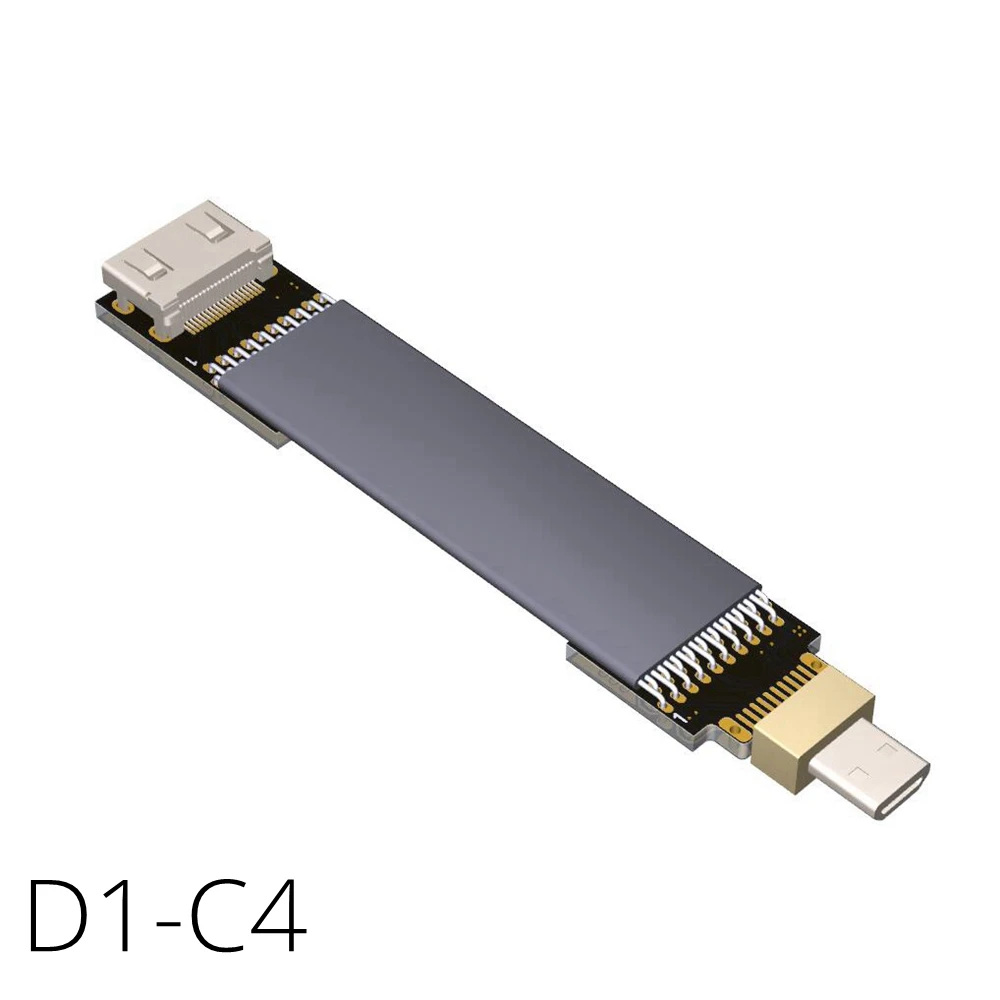 Micro HDMI штекер Mini гнездовой кабель 5/10/15/20/30/50/80/100 см V2.0 4K x 2K @ 60 Гц для ПК AV HDTV LCD FPV 3D d1C4