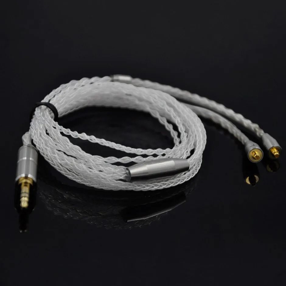 bilder für Wooeasy 8 Core Upgrade Silber Überzogene Kabel für LZ A4 LZ A3 DQSM Headset MMCX Audio Kabel Verbesserte linien bilder für Wooeasy 8 Core Upgrade Silber Überzogene Kabel für LZ A4 LZ A3 DQSM Headset MMCX Audio Kabel Verbesserte linien