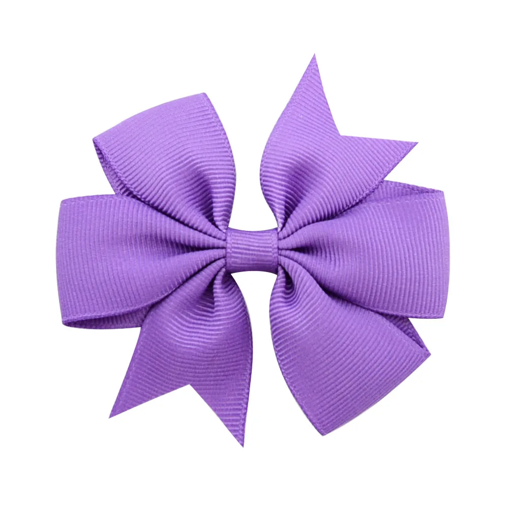 

1PCS Light Purple Baby Headdress New Colorful Boho Newborn Toddler Headband Elastic Kids Hair Band Girl Bow Knot