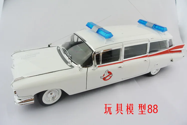 1:18 колеса 1959 Cadillac ECTO Ghostbusters GHOSTBUSTERS модели оригинальная высокая модель автомобиля новая