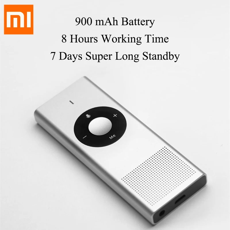 Original Xiaomi Mijia Moyu AI Voice Translator 14 Languages 7 Days Standby 8H Continuous Translate