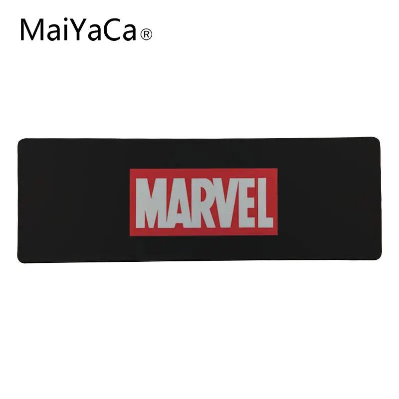 MaiYaCa Одежда высшего качества MARVEL логотип геймерская игра коврик для мыши Бесплатная доставка Большой Мышь Pad клавиатуры коврик