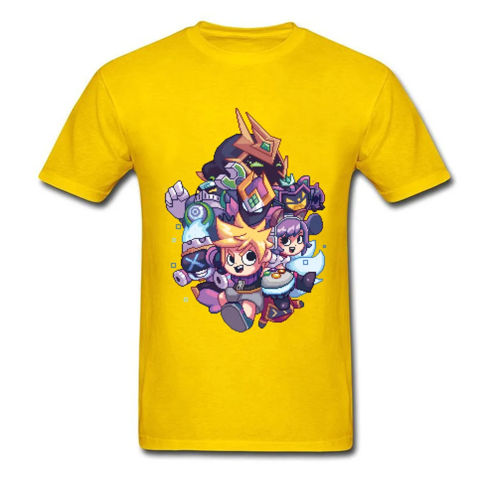 Classic Men Tops Shirts Arcade Up Fitness Tight Tshirts All Cotton Short Sleeve Funny T-Shirt Round Collar Drop Shipping Arcade Up yellow