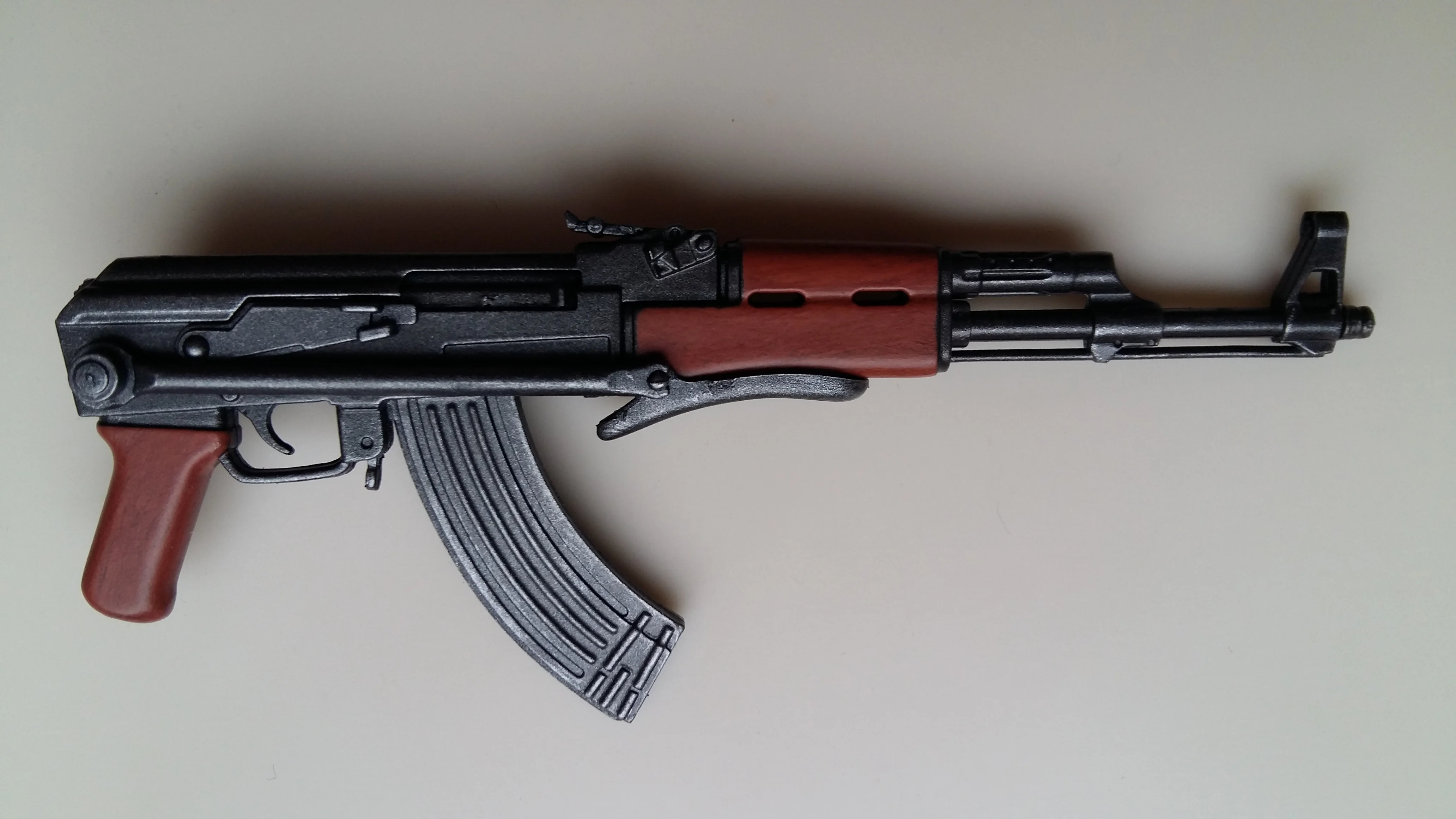  1:6 Scale Weapon Gun Model AKS47 Folding fit for 12