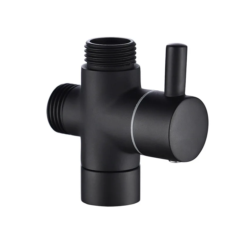 

tee valve manifold shower spray gun woman washer water shower change-over valve one into two out of the water valve