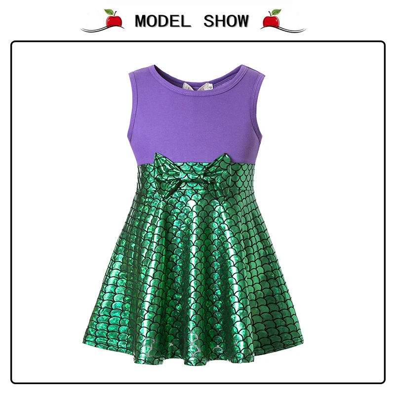 Girls Clothing snow white princess dress Clothing Kids Clothes,belle moana Minnie Mickey dress birthday dresses mermaid costume cute baby dresses