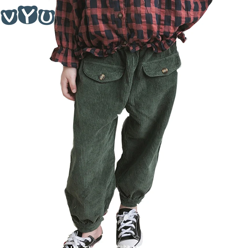 New 2018 Autumn Winter Kids Girls Corduroy Trousers Girls Long Cotton Pants With Buttons Casual Warm Children Legging 3~12T
New 2018 Autumn Winter Kids Girls Corduroy Trousers Girls Long Cotton Pants With Buttons Casual Warm Children Legging 3~12T