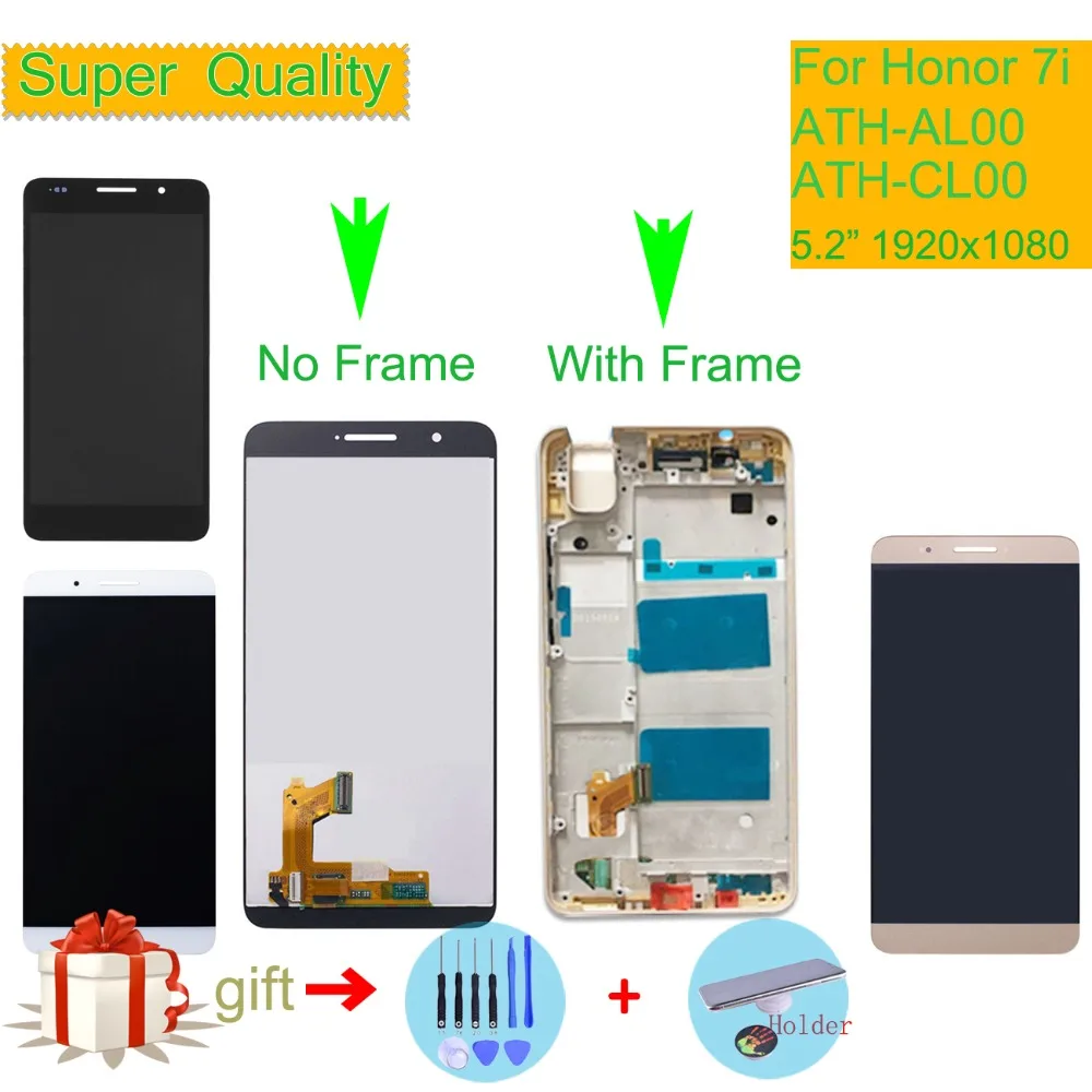 

ORIGINAL LCD For HUAWEI Honor 7i LCD Display Touch Screen Digitizer with Frame PATH-AL00 ATH-CL00 ATH-TL00 ATH-UL00 Shot X LCD