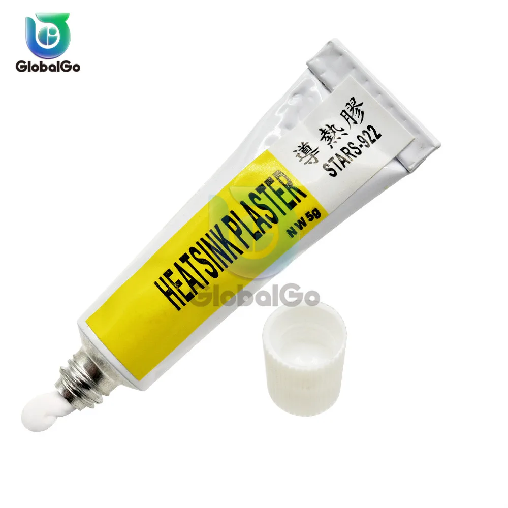 10pcs/Lot 5g Heatsink Thermal Grease Paste Scraper CPU Silicone Adhesive Cooling Strong Tool