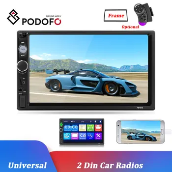 

Podofo Android 8.12Din Car Multimedia player 7" HD USB TF FM Car Radio Player 7010B Autoradio Mp5 Car Audio Stereo For Universal